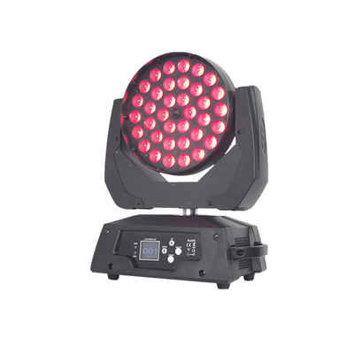 DMX512/मास्टर-स्लेव/साउंड/ऑटो कंट्रोल एलईडी ज़ूम वॉश मूविंग हेड 36X10W/15W RGBW 4in1